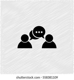 people -  black vector icon