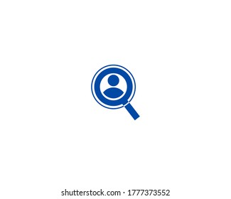 People with blue round circle logo design icon