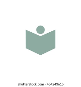 people, book, icon