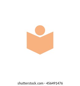 people, book, icon