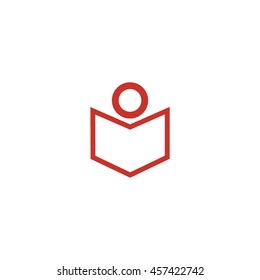 people, book, icon