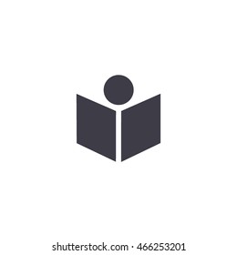 people, book, icon