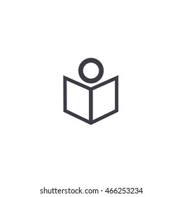 people, book, icon