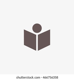 people, book, icon