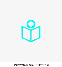 people, book, icon