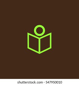 people, book, icon