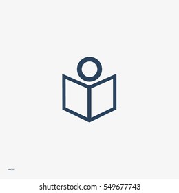 people, book, icon
