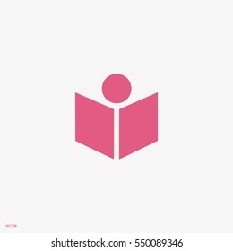 people, book, icon