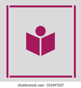 people, book, icon