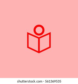 people, book, icon