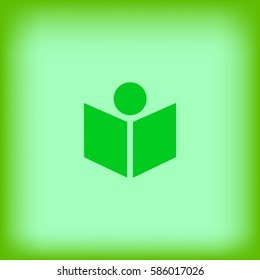 people, book, icon