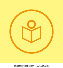 people, book, icon