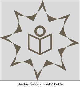 people, book, icon