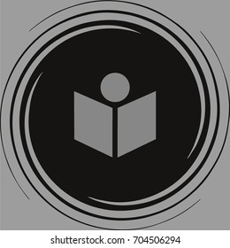 people, book, icon