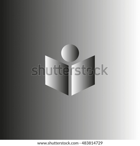 people, book, icon