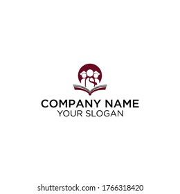 People Book Logo Design Template