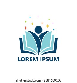 People book logo template design vector
