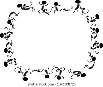 people border vector