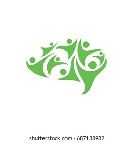 people brain logo