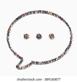 people  bubble chat icon