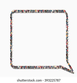 people  bubble chat  icon