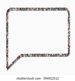 people  bubble chat  icon