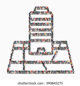  people  building icon