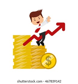 people business finance icon design, vector illustration eps10