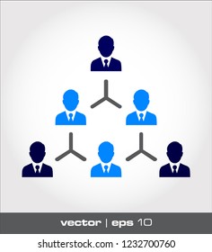 people business icon vector
