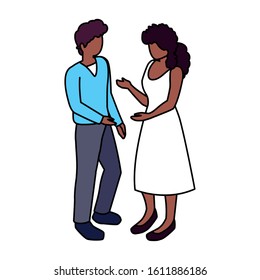 people of business standing on white background vector illustration design