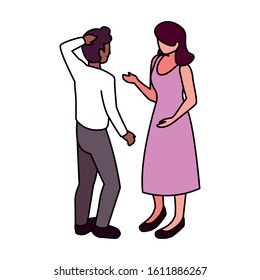people of business standing on white background vector illustration design