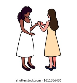 people of business standing on white background vector illustration design
