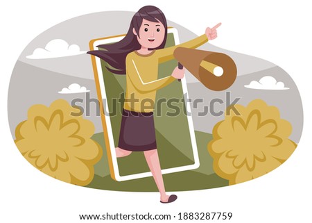 
People business vector illustration with flat design style.