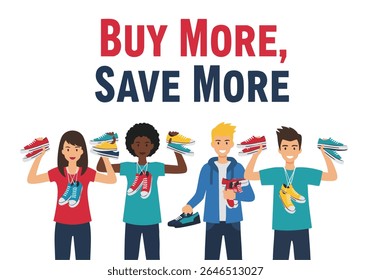 People buy more save more shoe sale