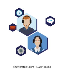 people call center service support