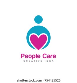 People Care Logo Stock Vector (Royalty Free) 754425526