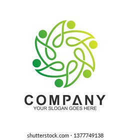 People Care Logo In Continuous Line Style,Friendship Logo,World Unity,Family Connection,Foundation Kids,People Sport,Gym And Fitness,Human Community Icon