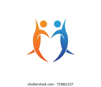 People care logo design template