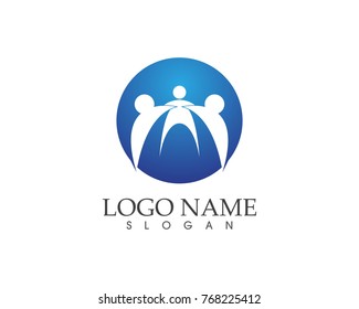 People care logo design template