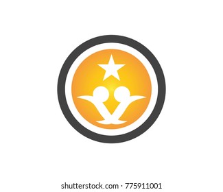 People care logo design template