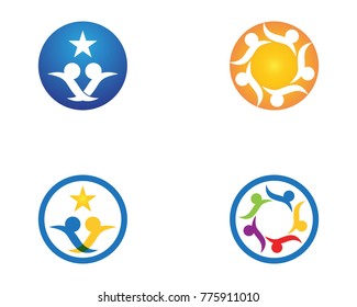 People care logo design template