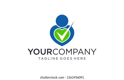 People Care Logo design vector 