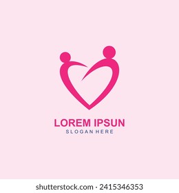 Vector de diseño de logotipo para personas