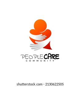 People Care Logo Social Icon Template Stock Vector (Royalty Free ...