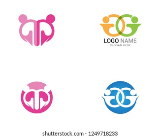 People care logo template
