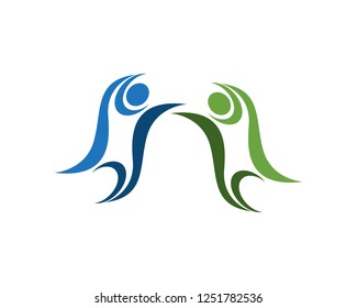 People care logo template