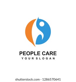 People care logo template