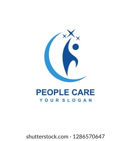 People care logo template