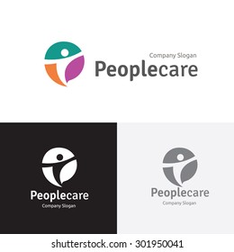 People Care Logo Template