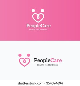 People Care Logo Template